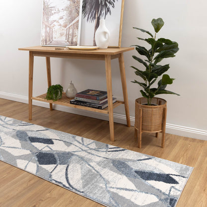 Santana Rhythm Grey Blue Rug