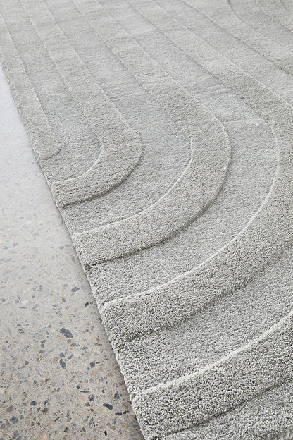 Summit Trail in Grey Rug