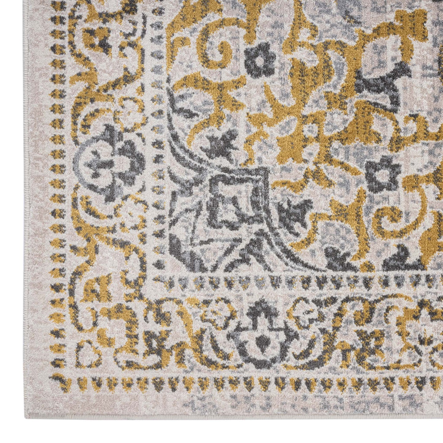 Sahara 892 in Gold Hallway Runner Rug