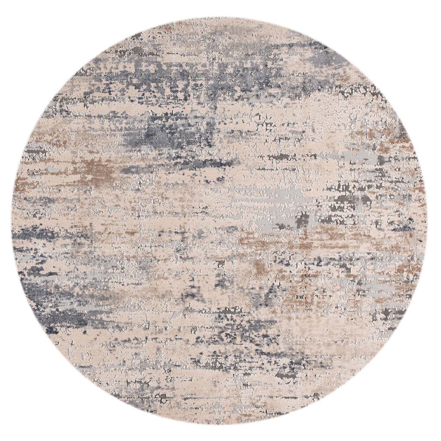 Siena 286 in Lt Grey Round Rug