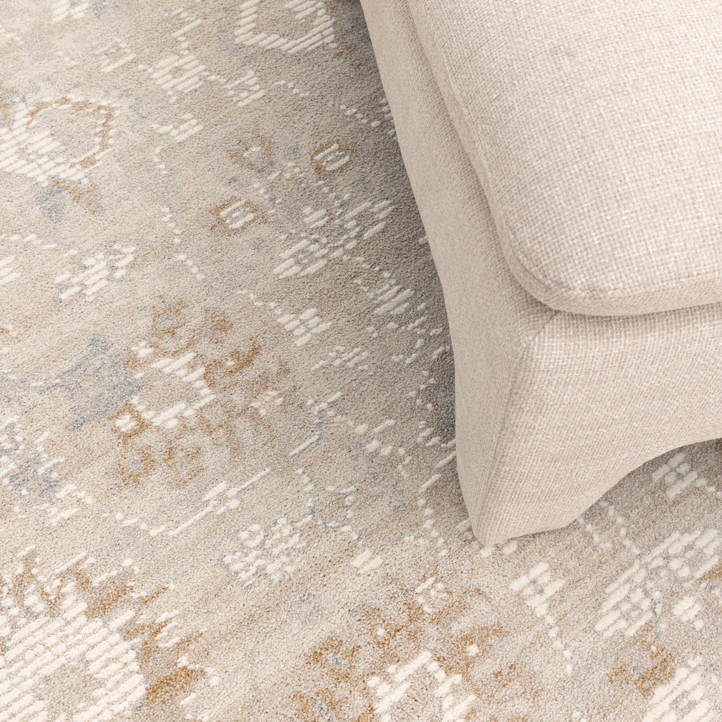 Trend Floral Transitional in Beige Rug