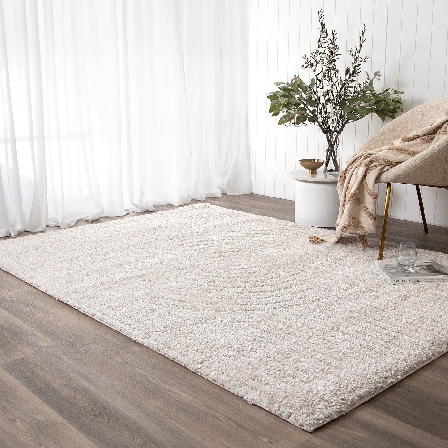 Tender Dior Shag In Beige Rug