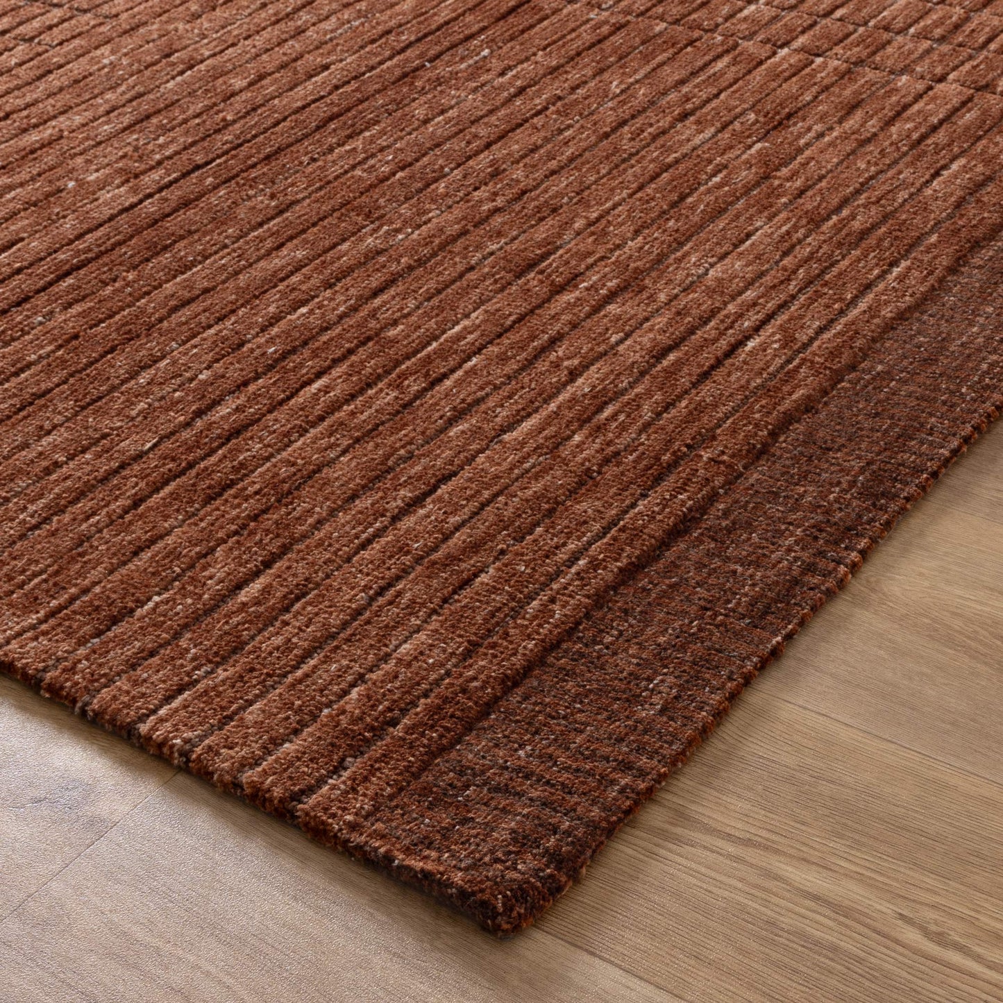 Canyon Terracotta Carved Rug