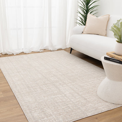 Toscana Distressed Lines Grey Beige Rug