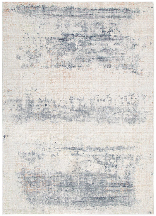 Toscana Distressed Splash In Beige Blue Rug