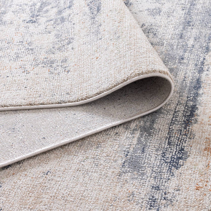 Toscana Distressed Splash Beige Blue Rug