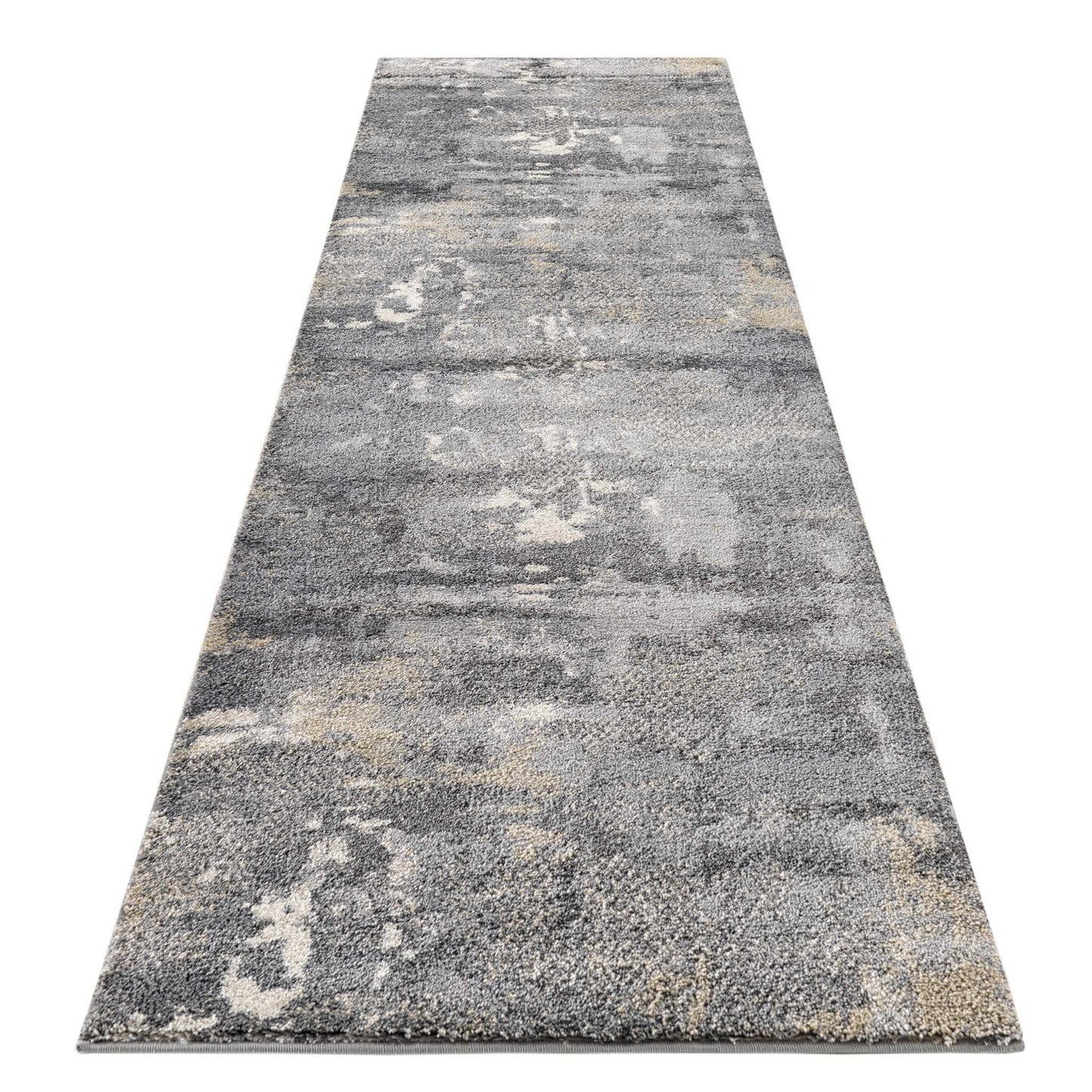 Urban 669 in Grey Hallway Runner Rug