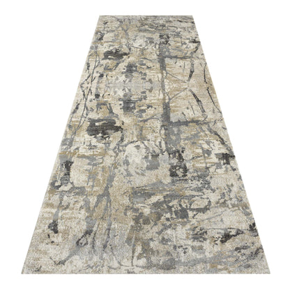 Urban 679 in Lt Grey Hallway Runner Rug