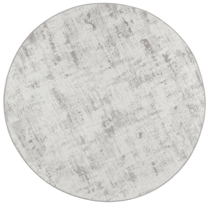 Abstract Evalina Grey Round Rug - VITAL 2280-01