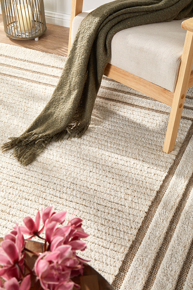 Villa Marin Snow in Beige Rug