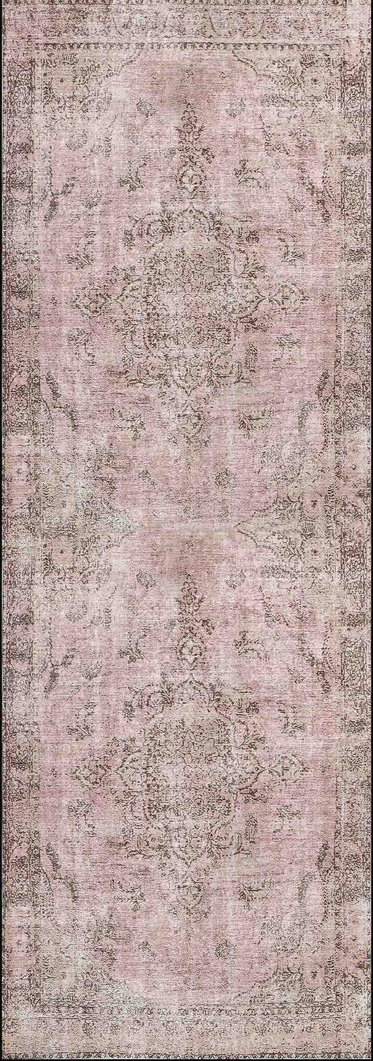 Germain Rose Washable Runner - VITAL 1067-00