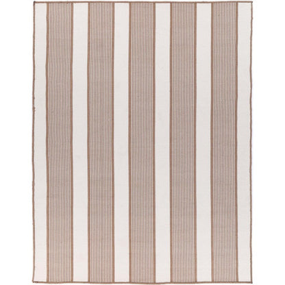 Miami Taupe Stripe Indoor Outdoor Rug