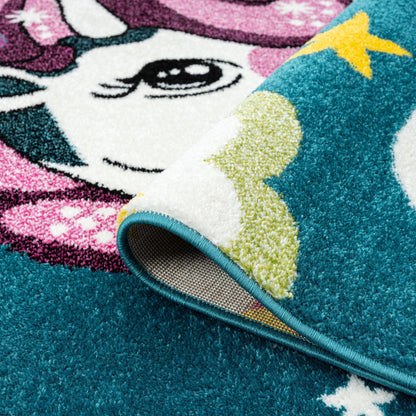 Kidszone 581 in Blue Rug