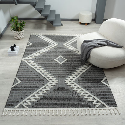 Cottage 544 in Dark Grey Rug