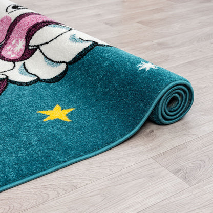 Kidszone 581 in Blue Rug