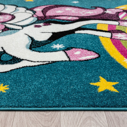 Kidszone 581 in Blue Rug