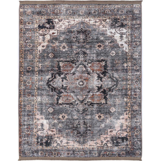 Zarina Motif in Slate Rug