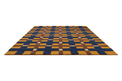 Brink & Campman 097806 Decor Milano Golden & Blue Rug