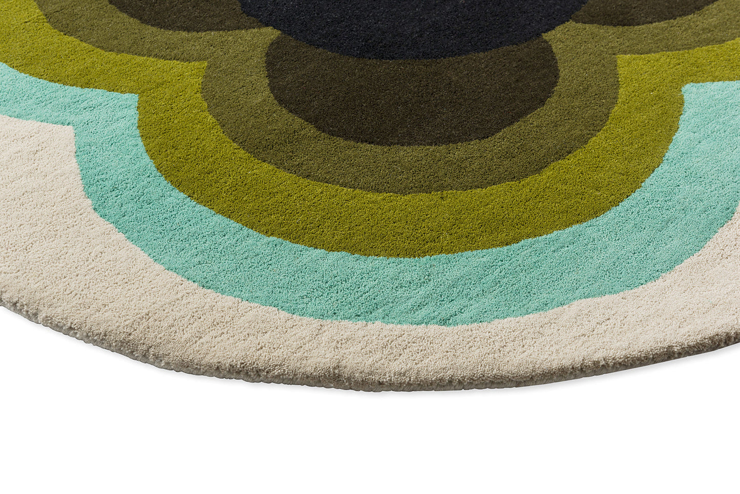 Orla Kiely Sunflower Olive 060007 Rug