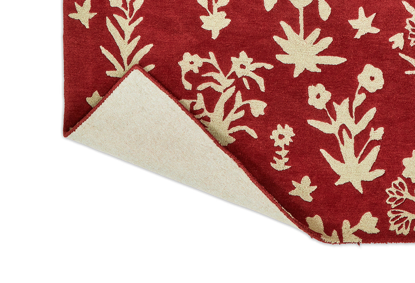 Sanderson Woodland Glade Damson Red 146800 Rug