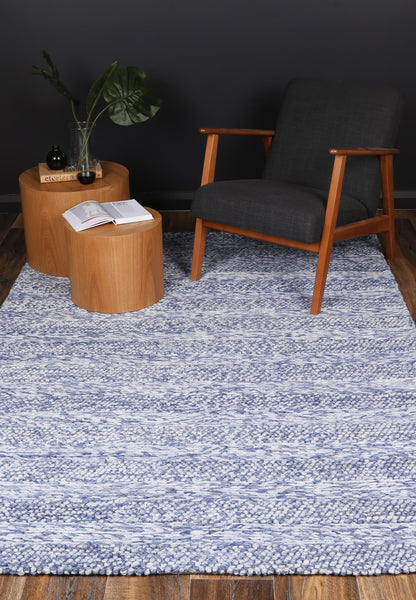 Harlow Ringlets Blend In Blue Rug