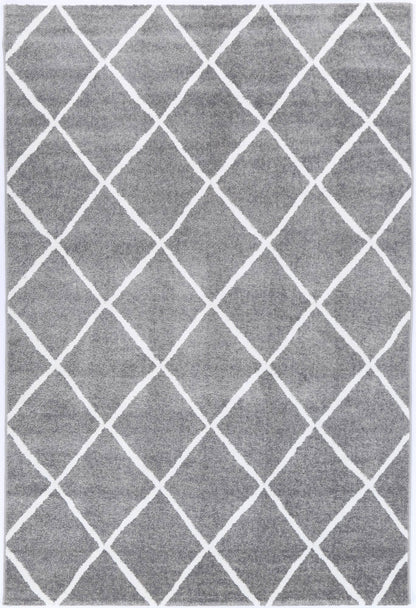 Christina Trellis Contemporary In Grey Rug