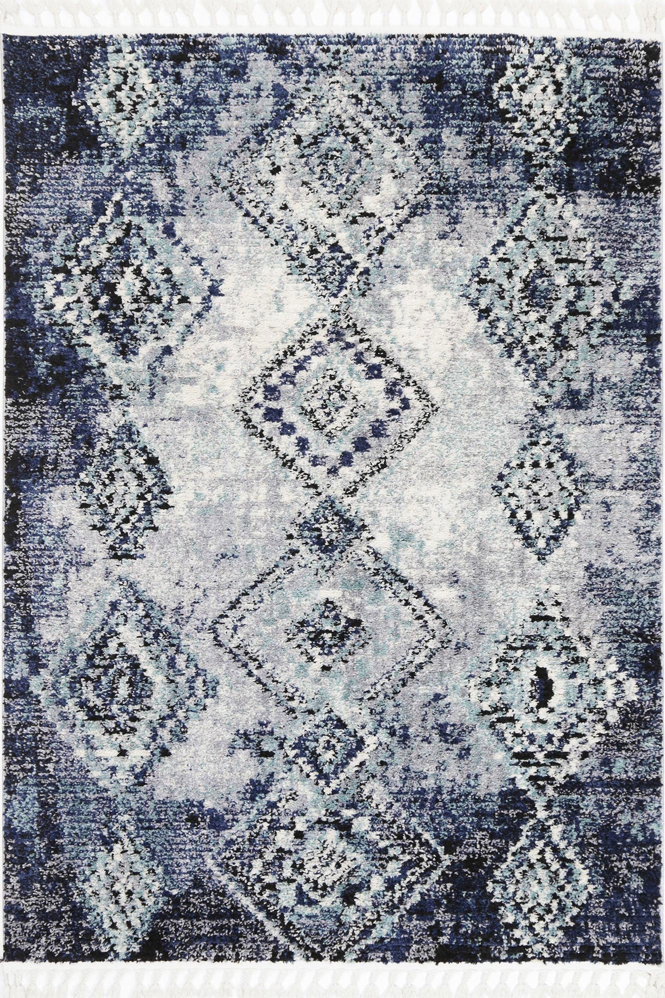 Mario Inca Geometric In Blue Rug