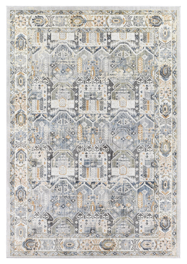 Menara 319 in Blue & Grey Rug