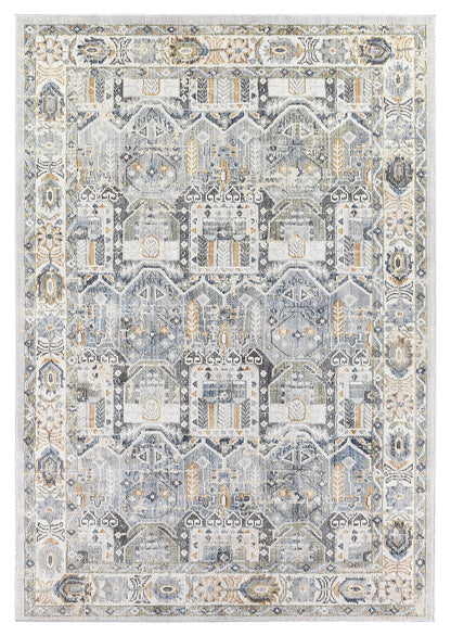 Menara 319 in Blue & Grey Rug