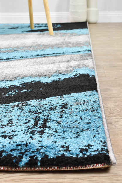 Novus 98 in Grey & Turquoise Rug