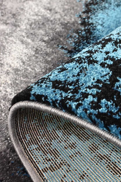 Novus 98 in Grey & Turquoise Rug