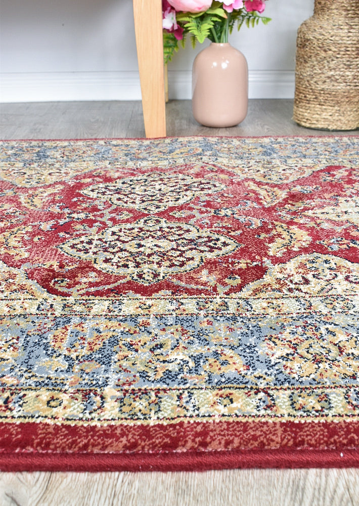 Charter 57163-1454 Traditional In Red Rug