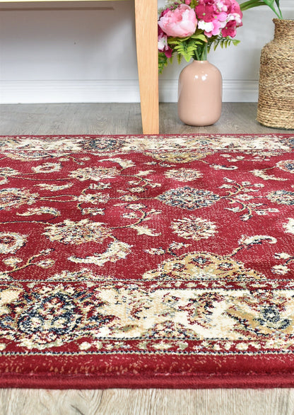 Charter 57158-1464 In Red : Runner Rug