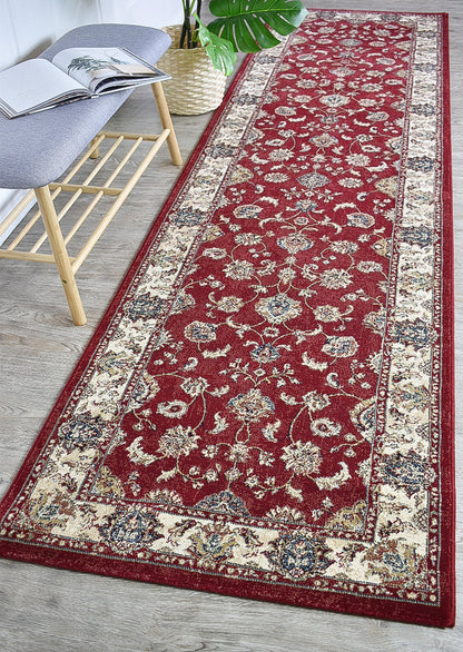 Charter 57158-1464 In Red : Runner Rug