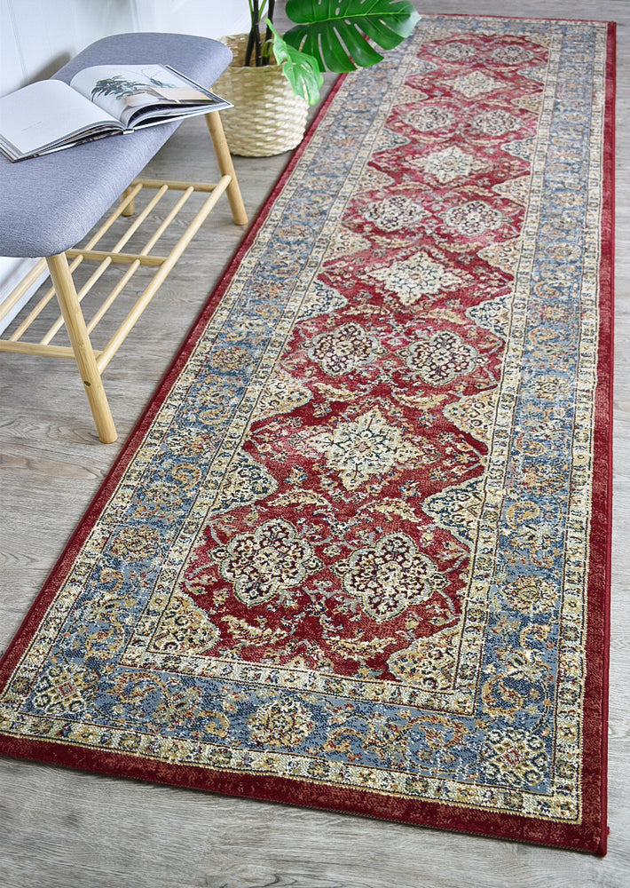 Charter 57163-1454 In Red : Runner Rug