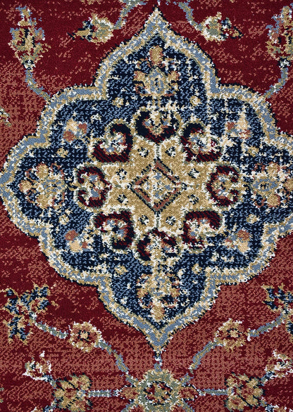 Charter 57163-1454 Traditional In Red Rug