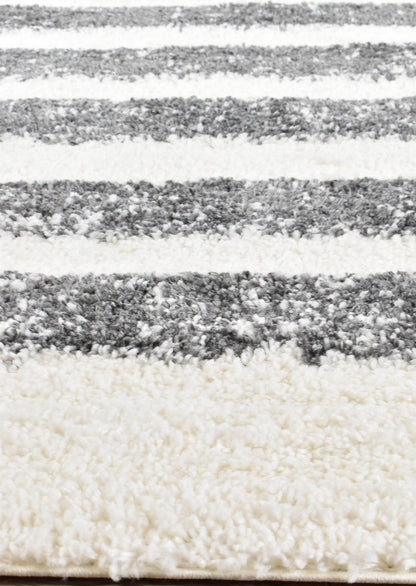 Palermo Shaggy Rug 0B470A Dark Grey