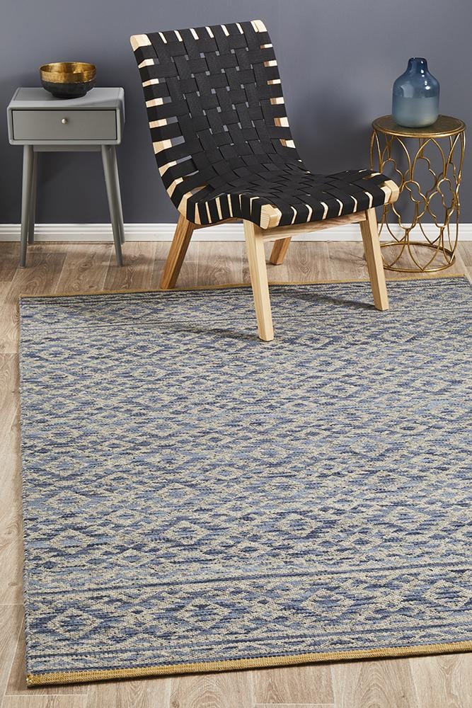 Relic Harvey Blue Natural Rug - Cheapest Rugs Online