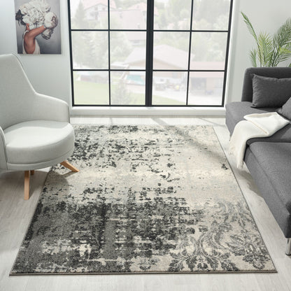 Astor 485 Sand In Grey Rug