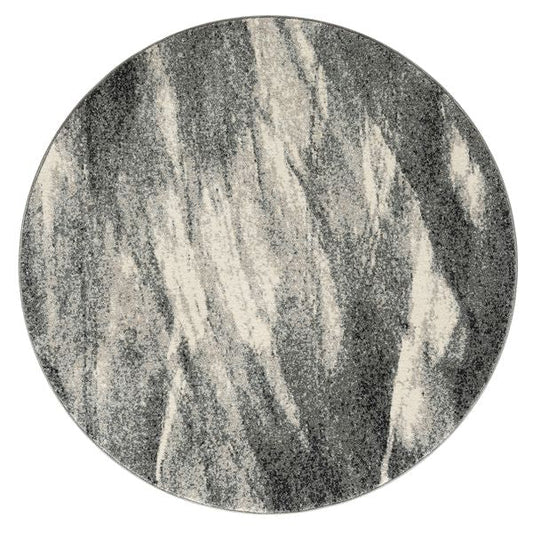 Astor 483 Ash In Grey : Round Rug