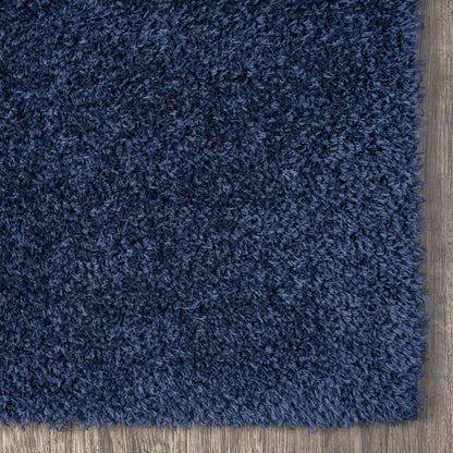 Fleecy 396 In Navy : Runner Rug