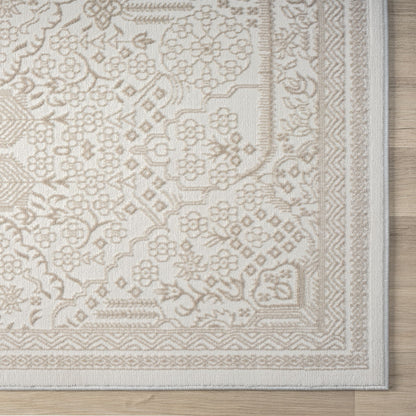 Fable 472 Sand In Ivory : Runner Rug