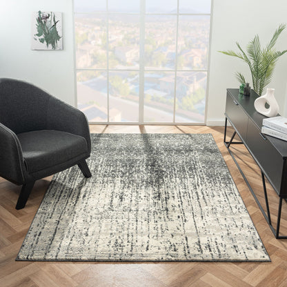 Astor 482 Ebony In Grey Rug