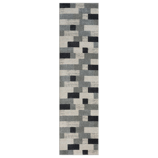 Astor 484 Slate In Grey : Runner Rug