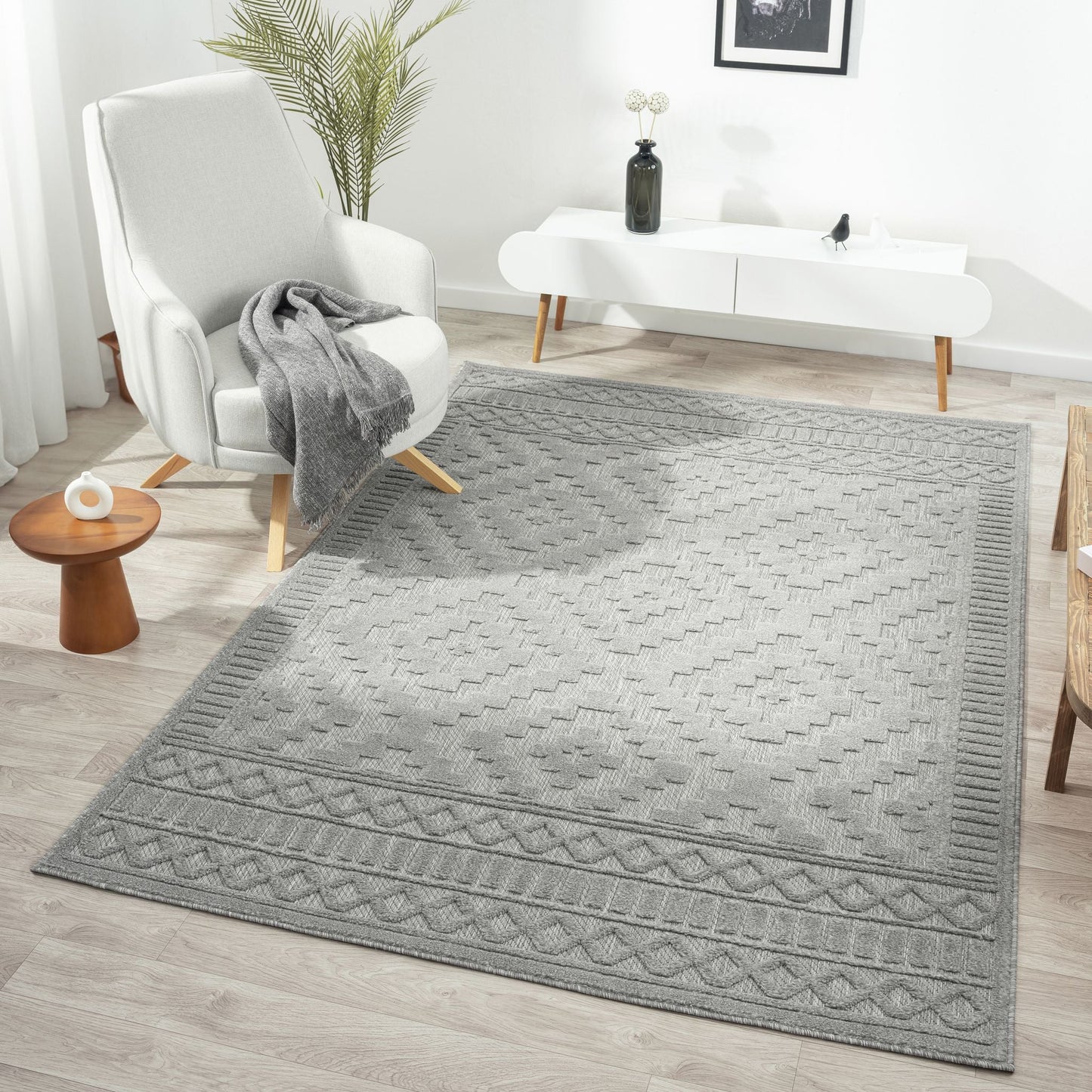 Calm 414 Cloud In Grey Rug