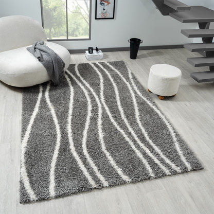 Plushy 385 Cloud In Grey Rug