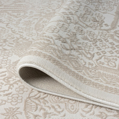 Fable 472 Sand In Ivory : Runner Rug