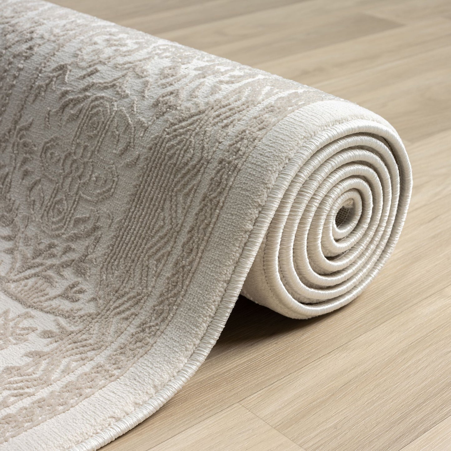 Fable 472 Sand In Ivory : Runner Rug