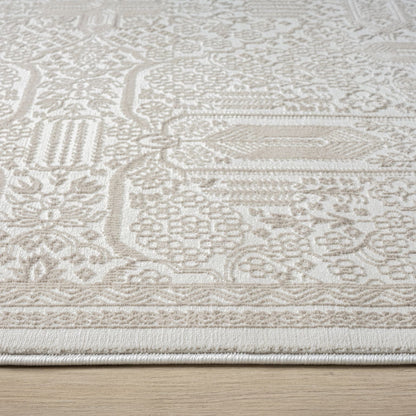 Fable 472 Sand In Ivory : Runner Rug