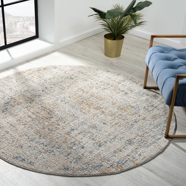 Aubrey 6738 Sand Round Rug